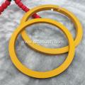 Polyimide filled PTFE piston ring flat gasket